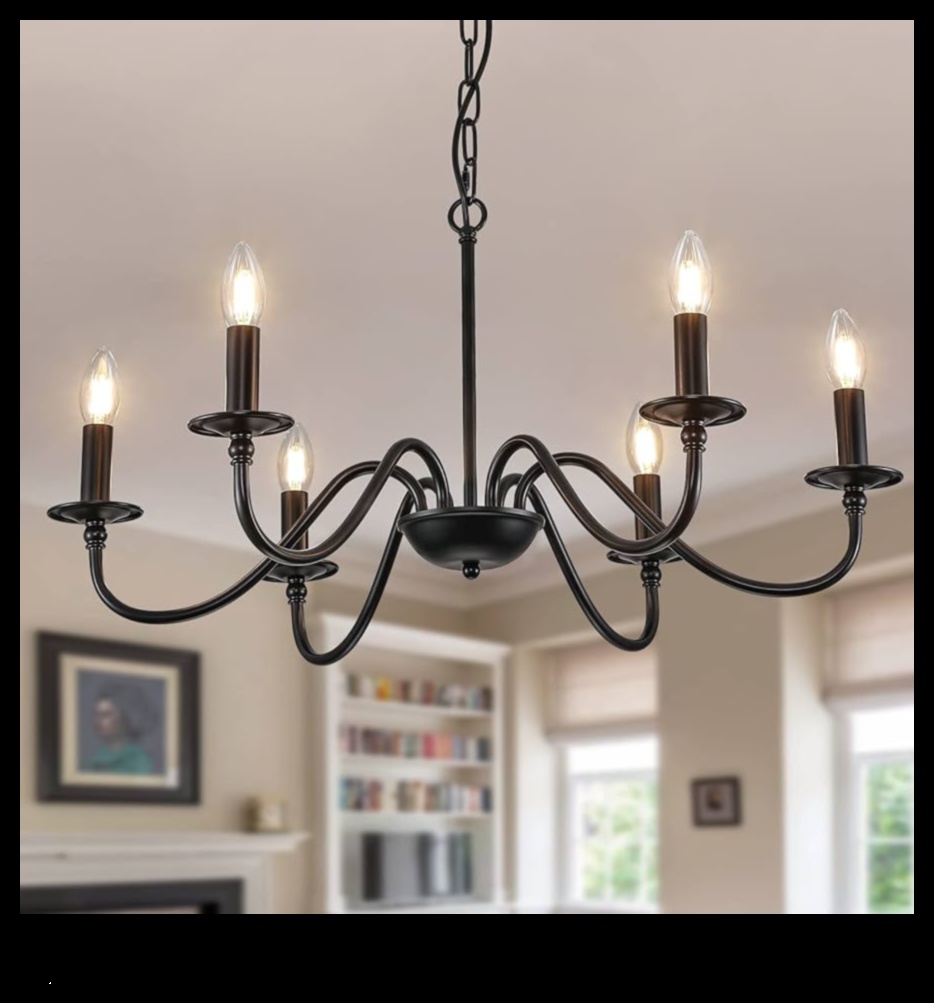 Chic Noir: Unleashing Style with Black Chandeliers