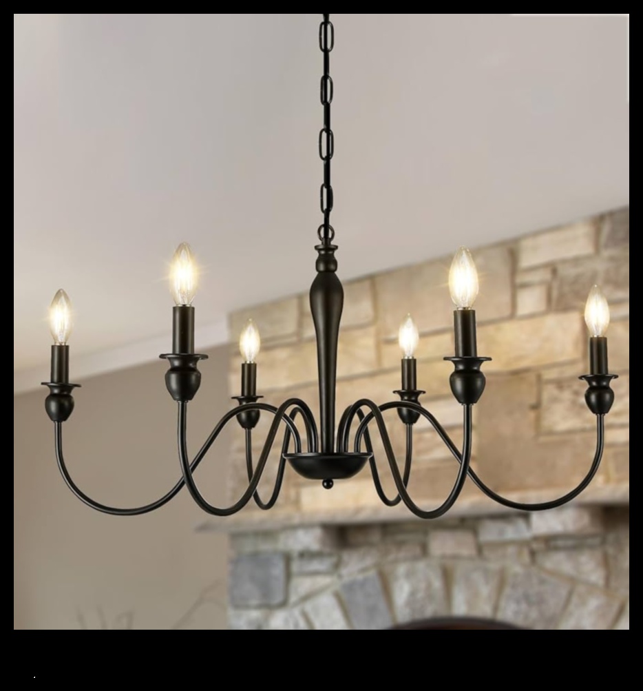 Chic Noir: Unleashing Style with Black Chandeliers