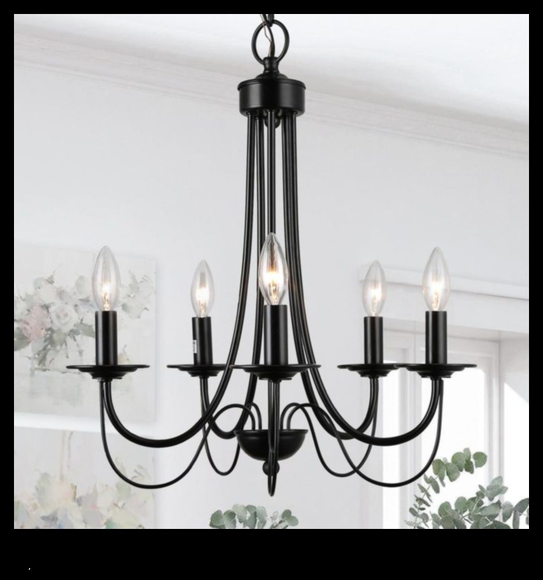 Eternal Beauty: Black Chandeliers in Timeless Designs