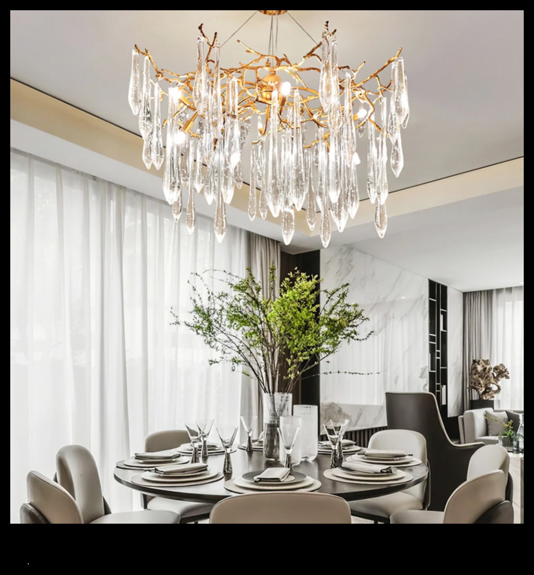 Sleek Brilliance: Contemporary Chandeliers Crafting Unique Vibes