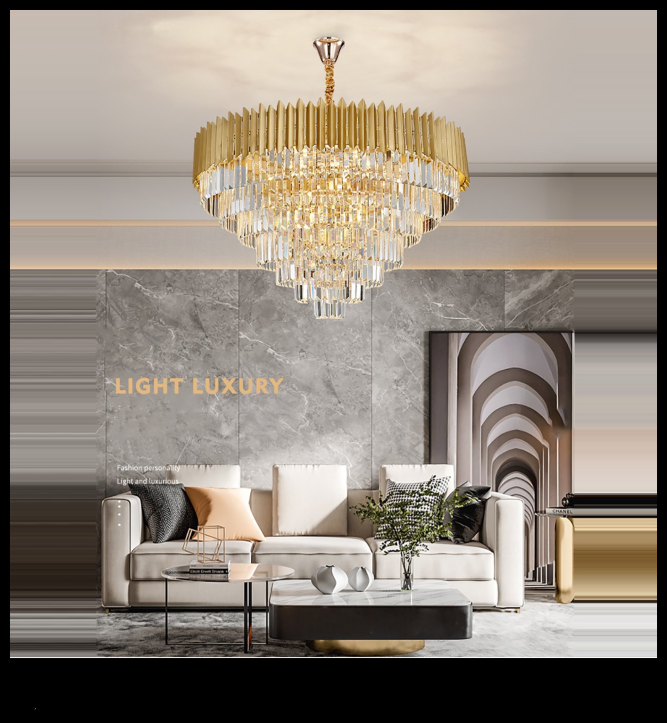 Chic Luminescence: Illuminate with Our Contemporary Chandeliers