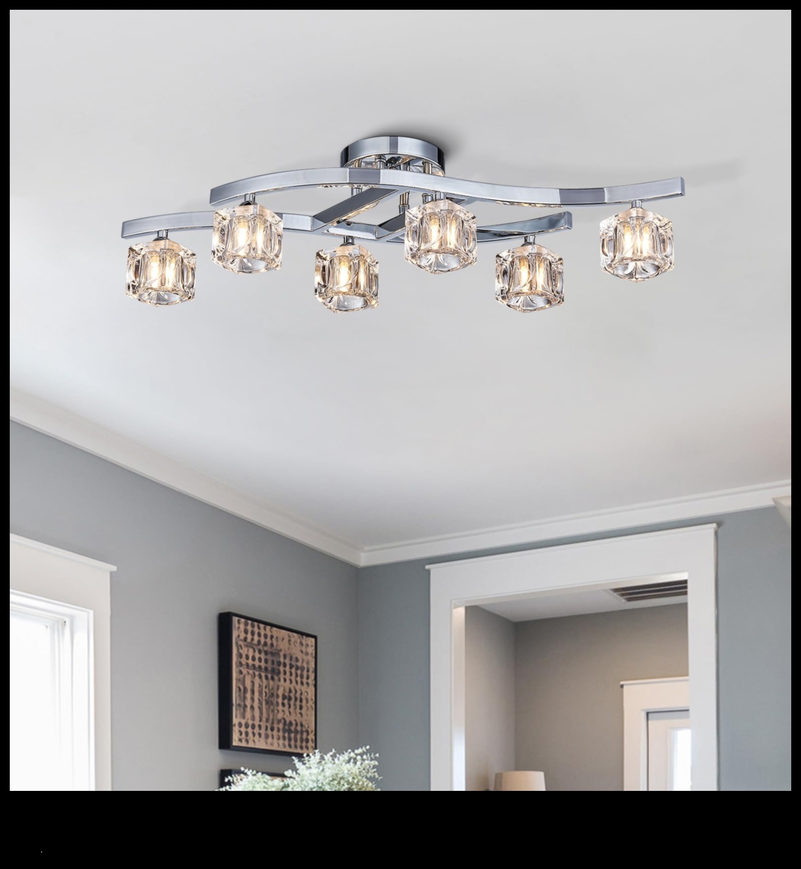 Ceiling Elegance: Flush Mount Chandeliers for Modern Living