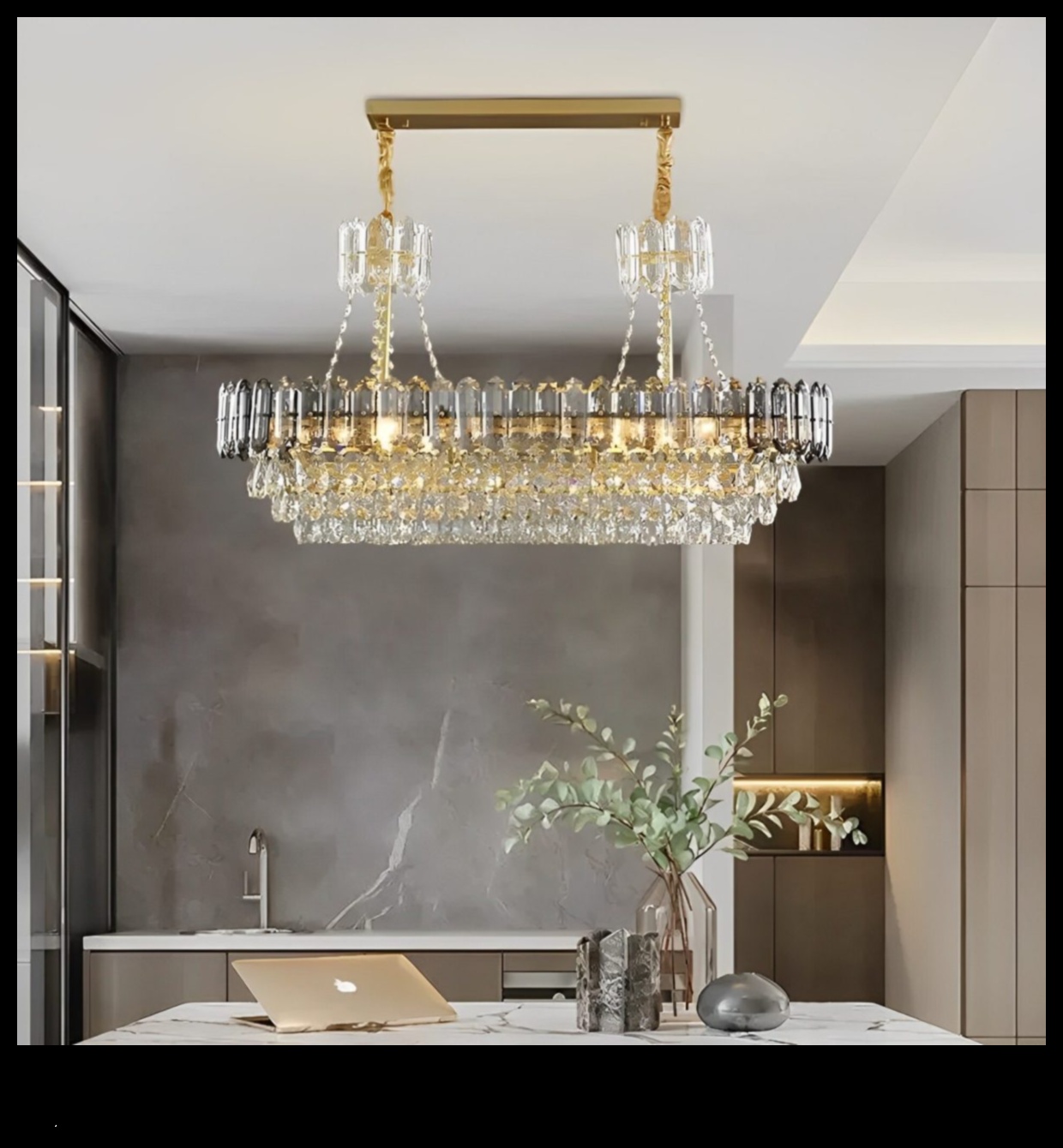 Chic Luminary: Bubble Chandeliers for Modern Living Spaces