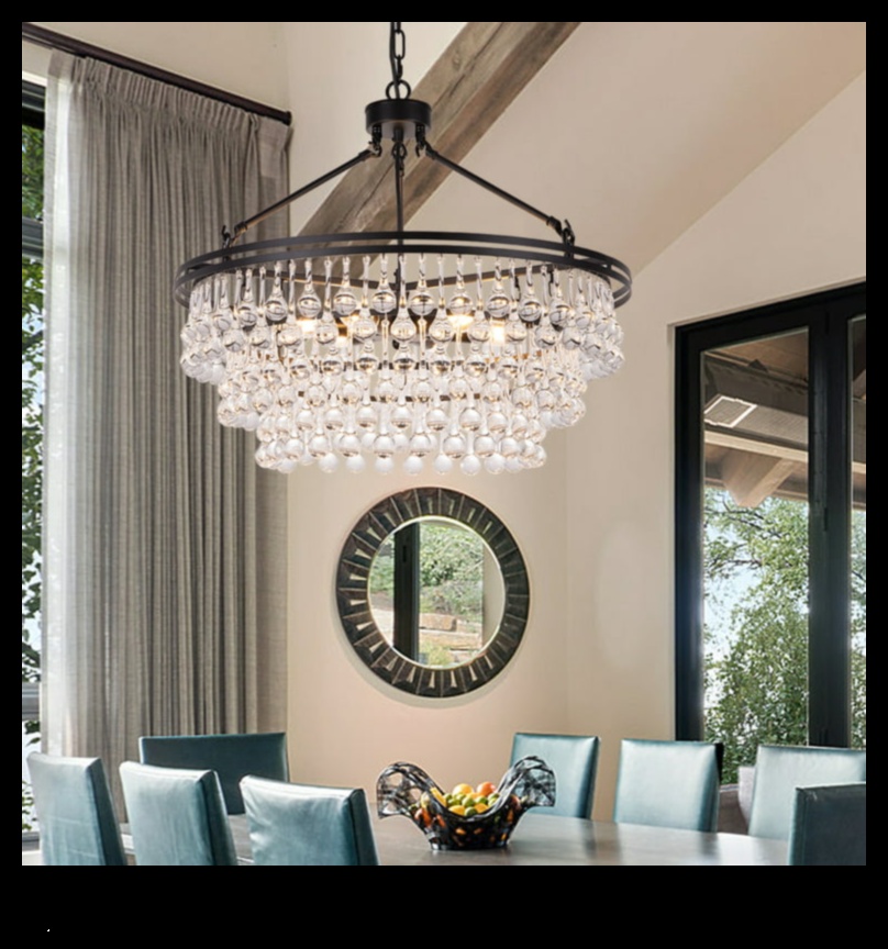 Chic Contrasts: Black Chandeliers in Modern Aesthetics